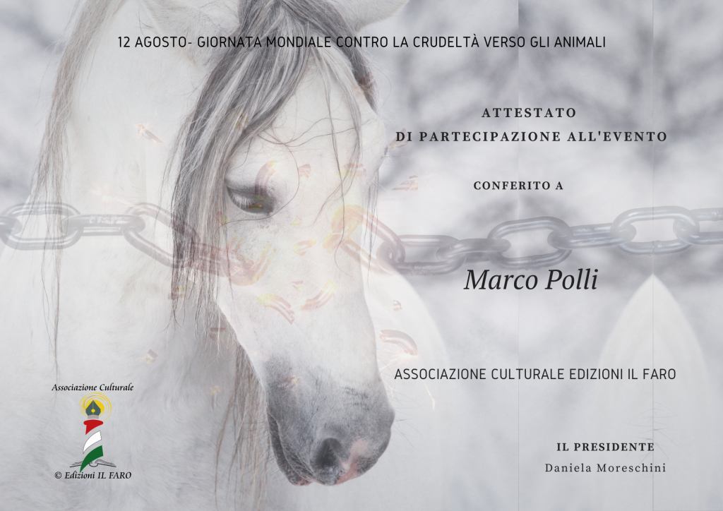 Evento sulla giornata mondiale contro la crudeltà sugli animali