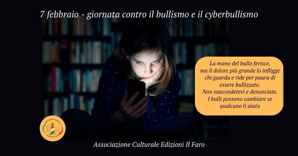 Giornata mondiale contro il bullismo e cyberbullismo. Il Faro di Roma